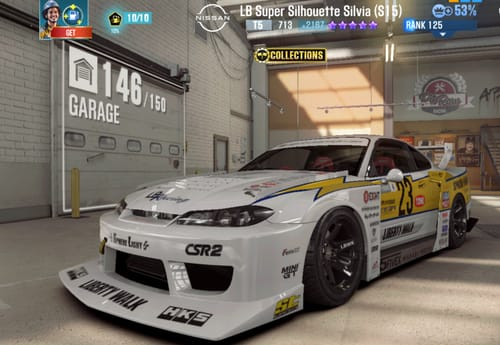 Natalija N.'s CSR2 garage