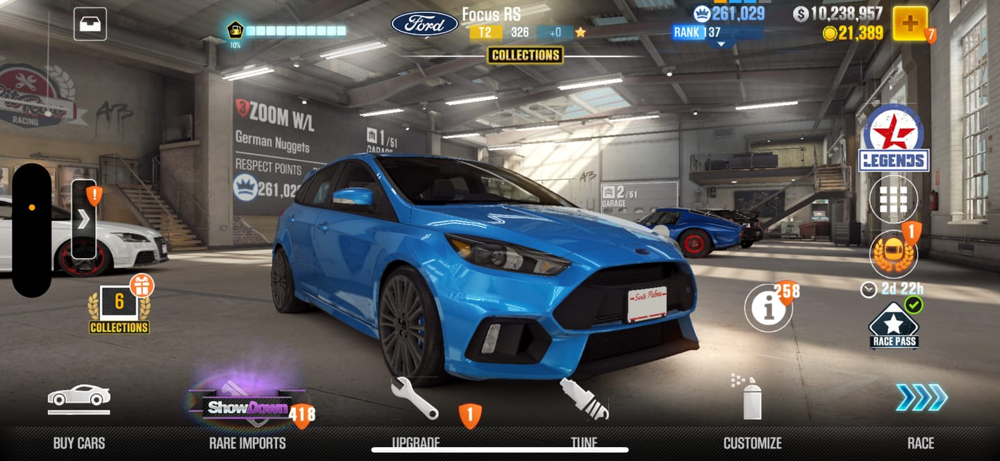 Ken K.'s CSR2 garage